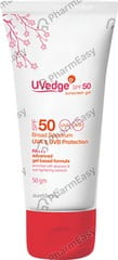 Uvedge Spf 50 Tube Of 50gm Sunscreen Lotion