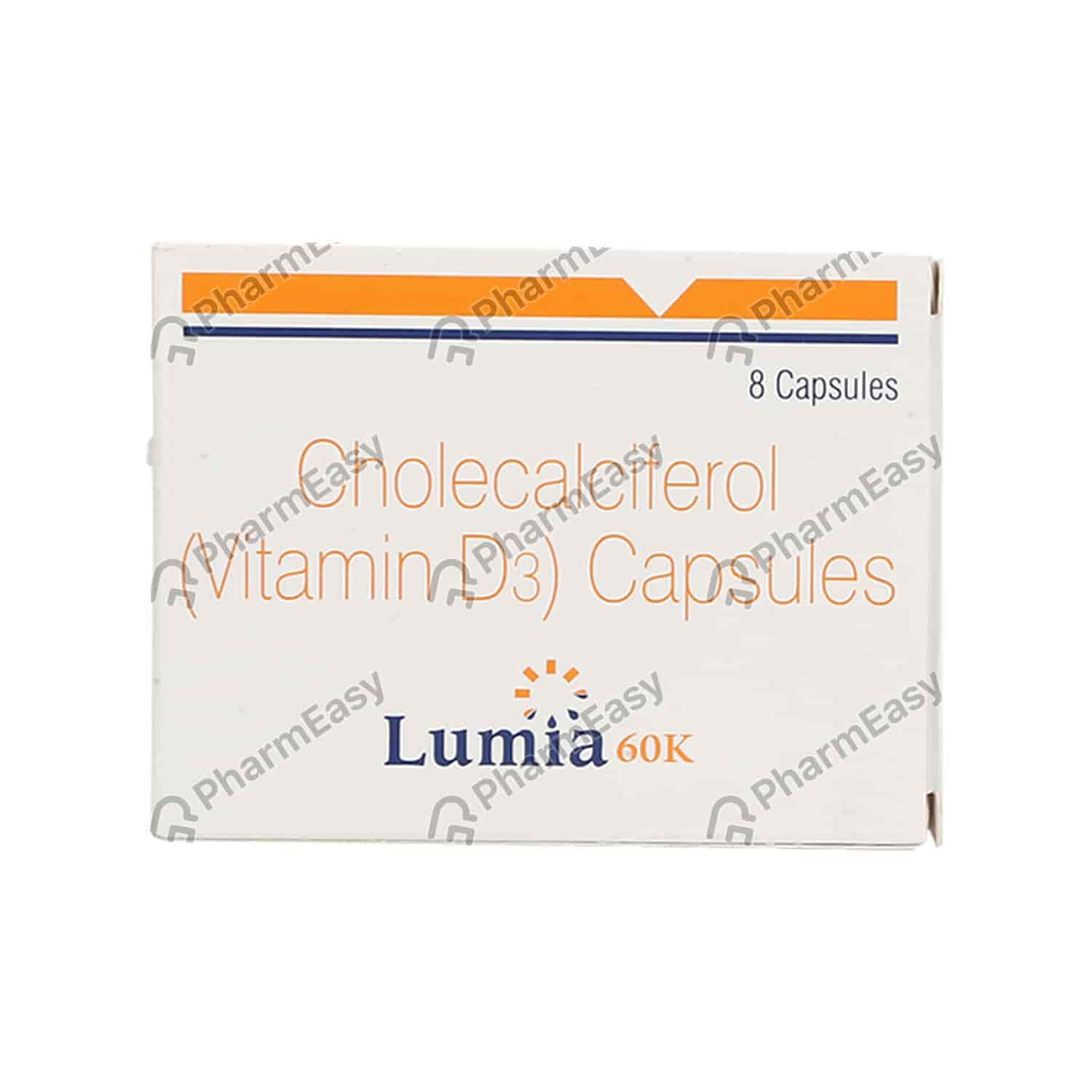 Lumia 60k Strip Of 8 Capsules Uses, Side Effects, Dosage, Composition
