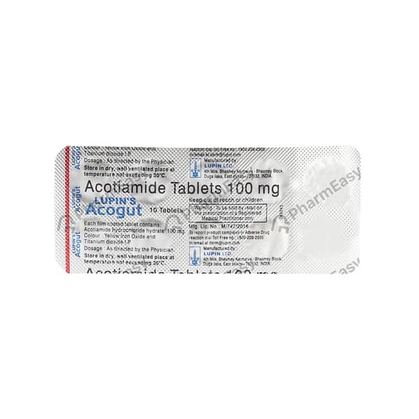 Acogut 100Mg Strip Of 10 Tablets