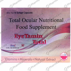 EYETAMIN TOTAL STRIP OF 10 CAPSULES
