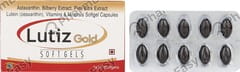LUTIZ GOLD STRIP OF 10 CAPSULES