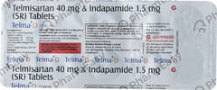 TELMA D 40/1.5MG STRIP OF 10 TABLETS