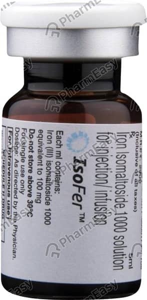 Isofer Vial Of 5ml Solution For Injection/Infusion