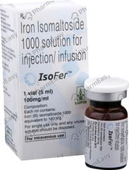 Isofer 100 MG Solution For Injection/Infusion (5): Uses, Side Effects ...