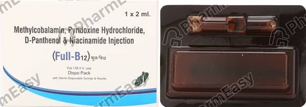 Full B12 Ampoule Of 2ml Injection
