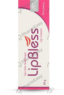 Lipbless Strawberry Flavour Lip Cream 10gm
