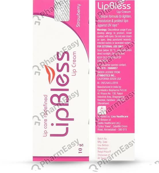 Lipbless Lip Cream | Strawberry Flavour