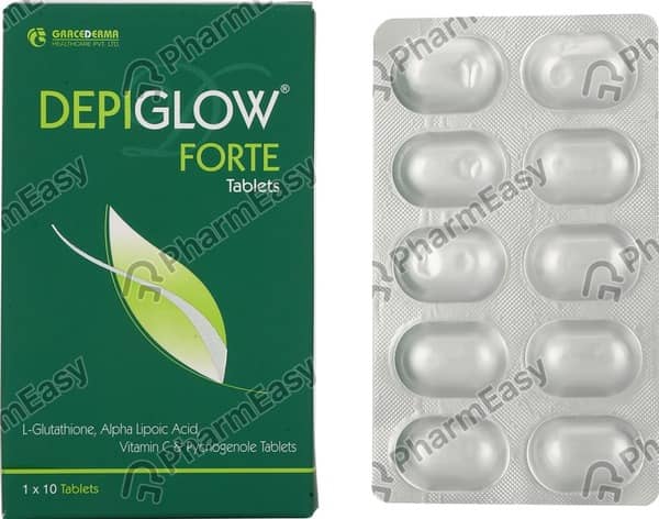 Depiglow Forte Strip Of 10 Tablets