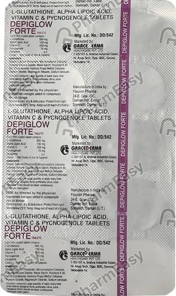 Depiglow Forte Strip Of 10 Tablets