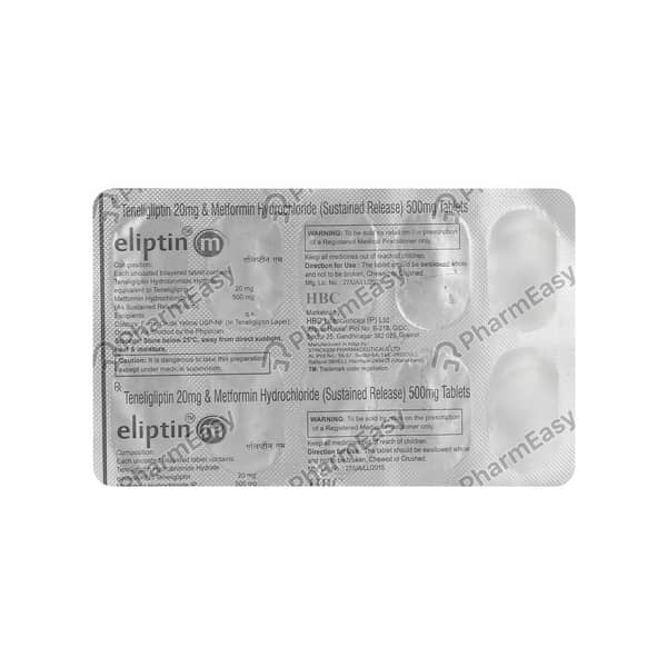 Eliptin M Strip Of 10 Tablets