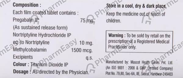 Adnurve Sr Strip Of 10 Tablets