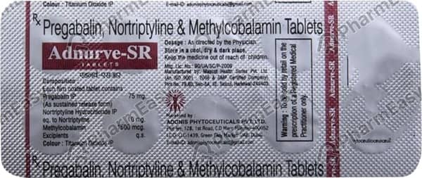 Adnurve Sr Strip Of 10 Tablets