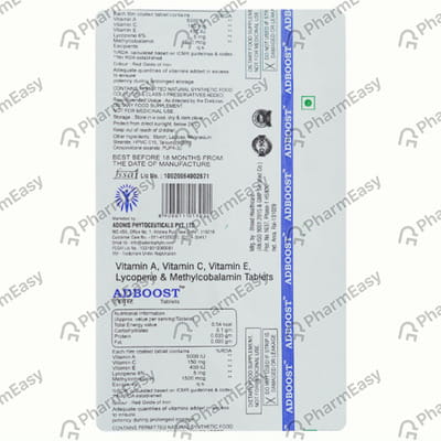 Adboost Strip Of 10 Tablets