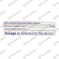 KETOROL DT 10MG STRIP OF 15 TABLETS