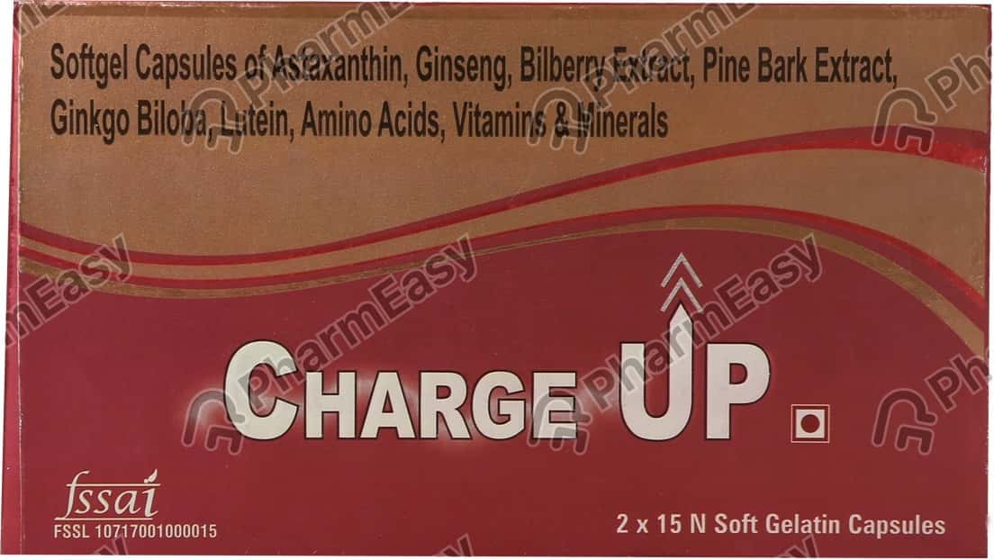 Charge Up Strip Of 15 Softgel Capsules