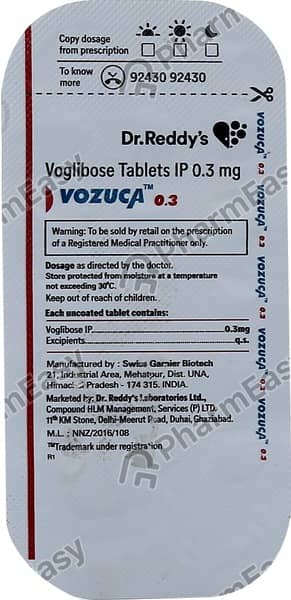 Vozuca 0.3mg Strip Of 14 Tablets