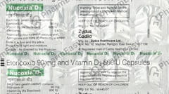 NUCOXIA D3 STRIP OF 10 CAPSULES