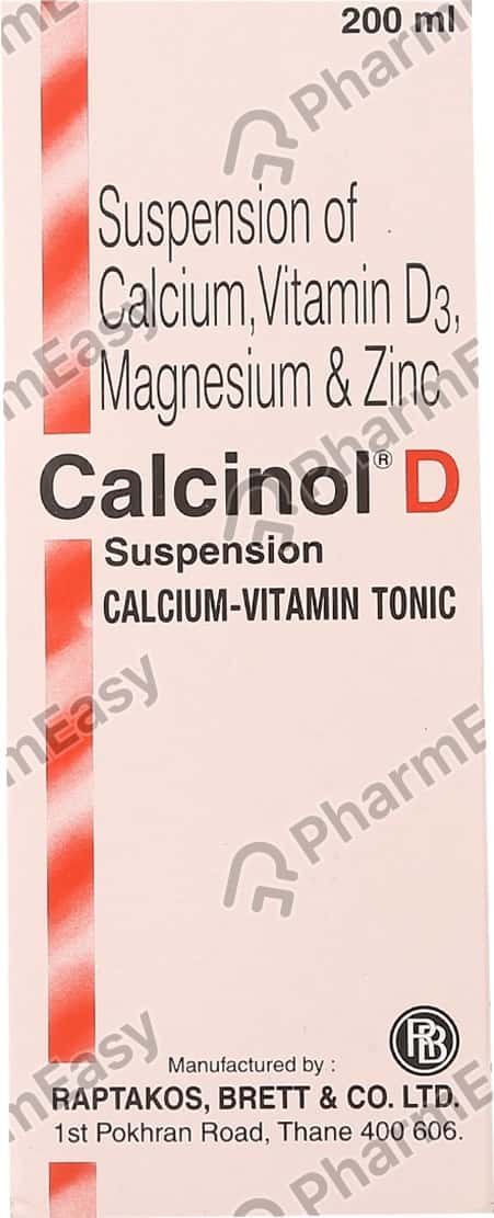 Calcinol D Bottle Of 200ml Suspension