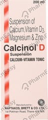 CALCINOL D BOTTLE OF 200ML SUSPENSION