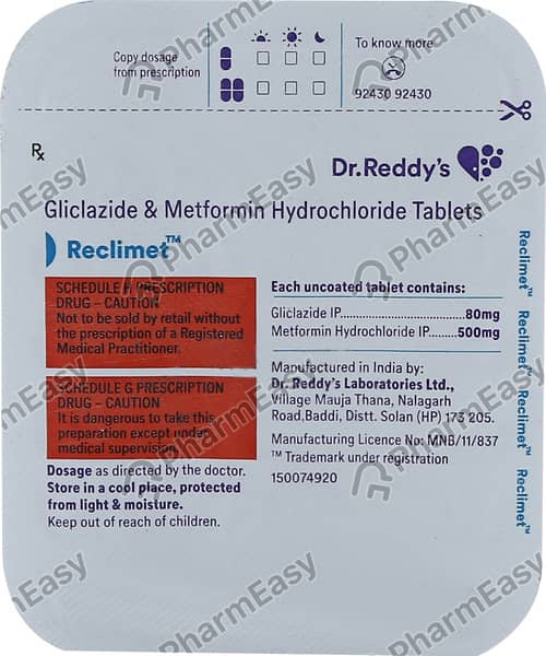 Reclimet Strip Of 14 Tablets