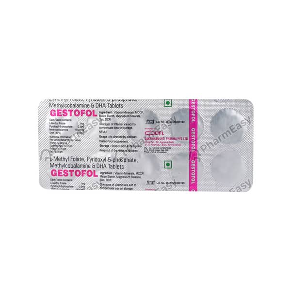 Gestofol Strip Of 10 Tablets
