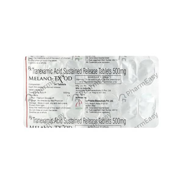 Melano Tx Od Strip Of 14 Tablets