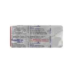 Tenefit M Tenefit 20 MG Tablet (10): Uses, Side Effects, Price & Dosage | PharmEasy