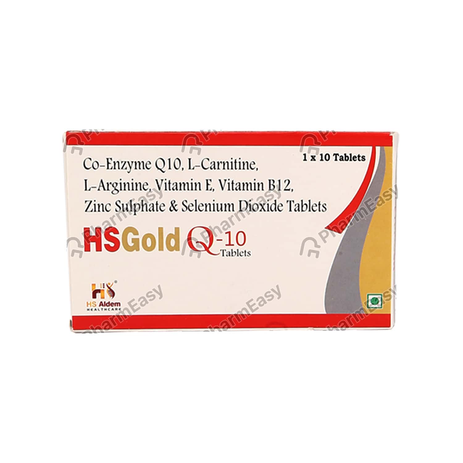 Hsgold Q10 Tablet (10) Uses, Side Effects, Dosage, Composition