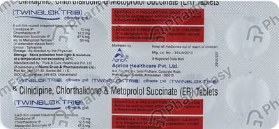Twinblok Trio Strip Of 10 Tablets
