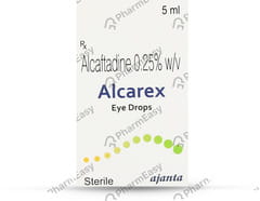 ALCAREX BOTTLE OF 5ML EYE DROPS