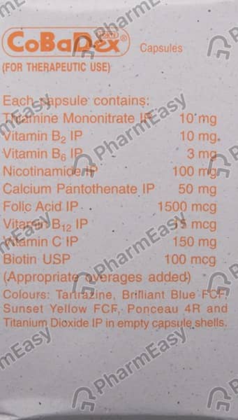 Cobadex Forte Strip Of 20 Capsules