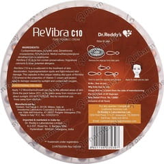 REVIBRA C10 PURE & BIOACTIVE VITAMIN C CREAM REDUCES MELANIN PRODUCTION CONTROLS PHOTOAGING 28 NO'S