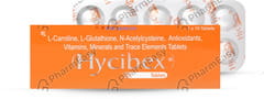 HYCIBEX STRIP OF 10 TABLETS