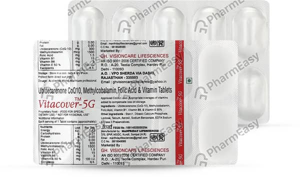 Vitacover 5g Strip Of 10 Tablets