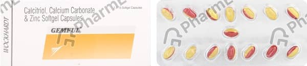 Gemful Strip Of 15 Capsules