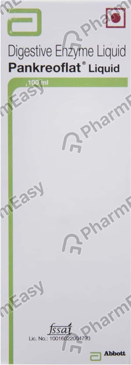 Pankreoflat Bottle Of 100ml Oral Liquid