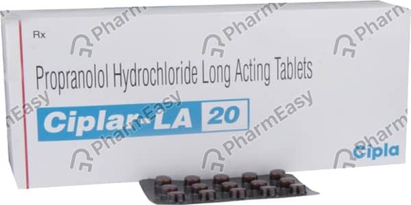 Ciplar La 20mg Strip Of 10 Tablets