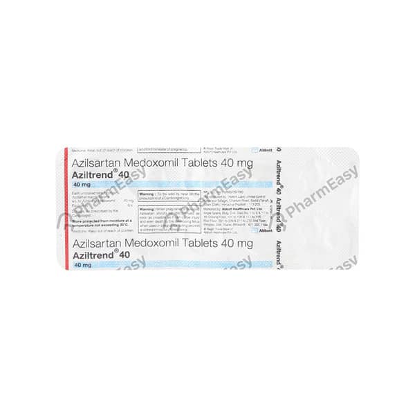 Aziltrend 40 Strip Of 10 Tablets