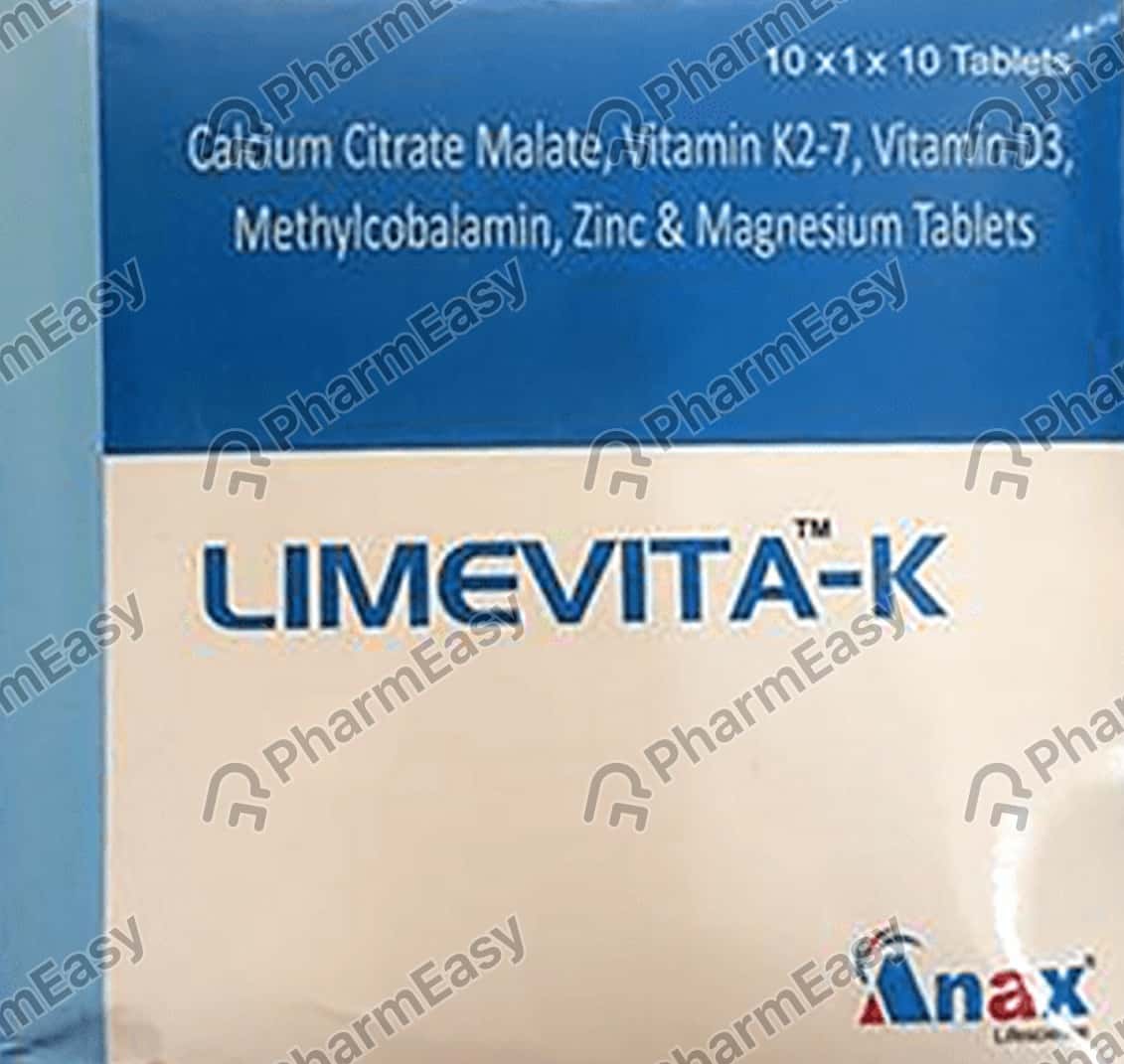 Buy Limevita K Strip Of 10 Tablets Online at Flat 15 OFF PharmEasy