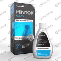 MINTOP FORTE 5% MINOXIDIL BOTTLE OF 120ML SOLUTION