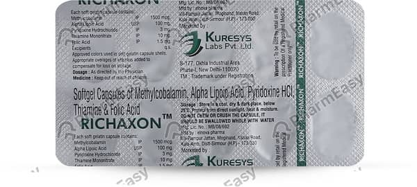 Richaxon Strip Of 10 Capsules