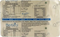 BERBITOL STRIP OF 10 TABLETS