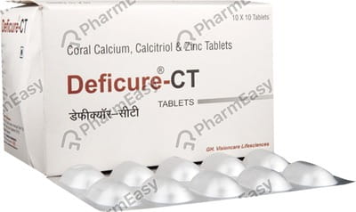 Deficure Ct Strip Of 10 Tablets