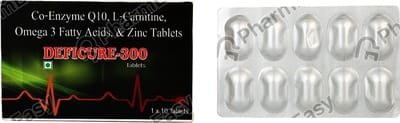 Deficure 300 Strip Of 10 Tablets