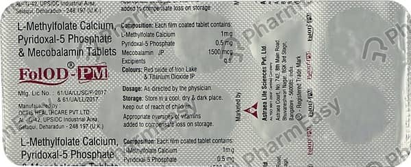 Folod Pm Strip Of 10 Tablets