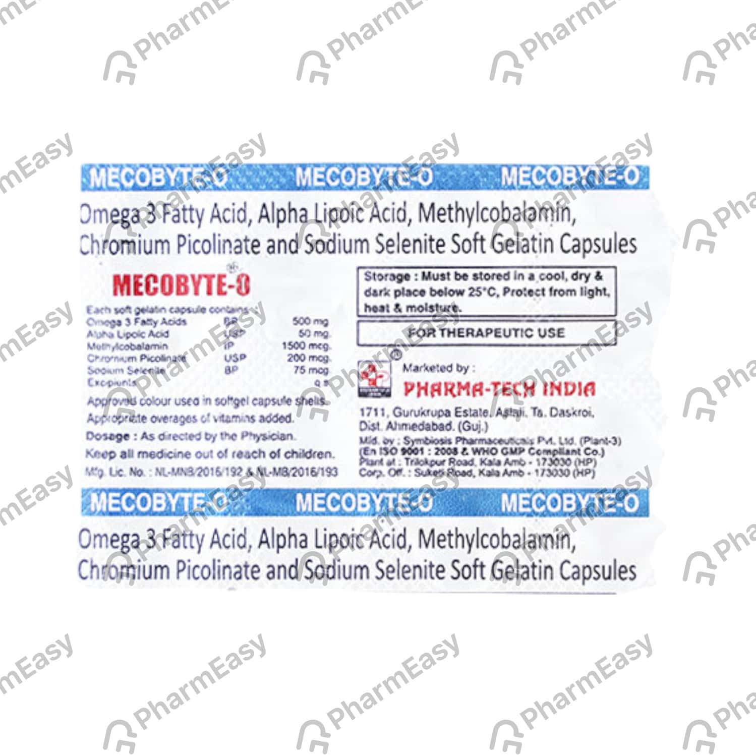 Buy Mecobyte O Strip Of 10 Capsules Online at Flat 15% OFF | PharmEasy