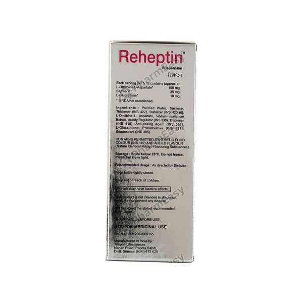 Reheptin Mango Flavour Bottle Of 100Ml Suspension