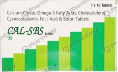 CAL SBS STRIP OF 10 TABLETS