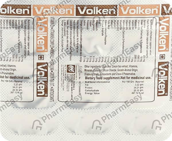 Volken Strip Of 15 Capsules