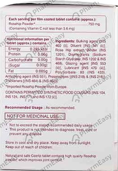 Coerip Bottle Of 30 Tablets